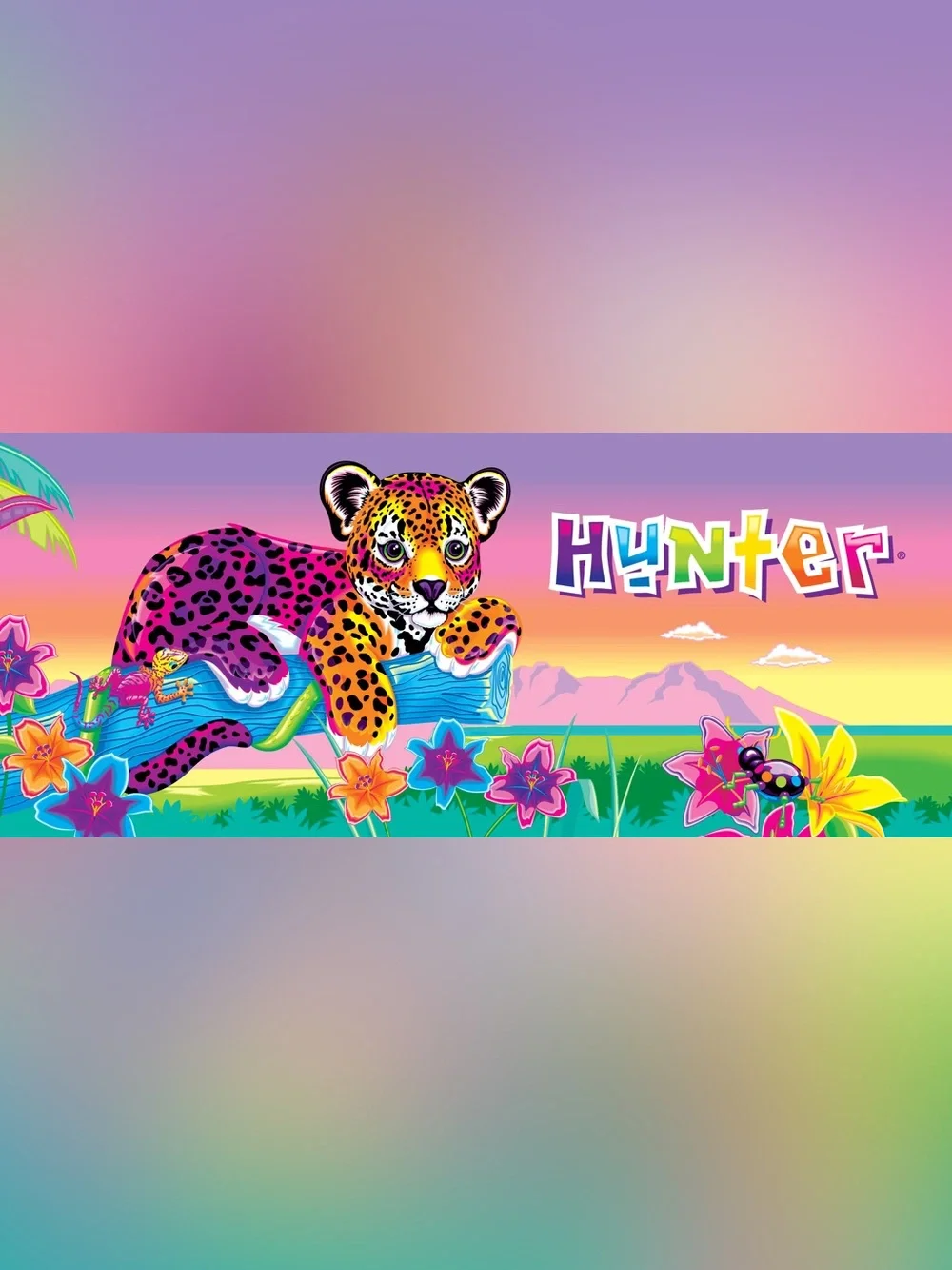 Lisa Frank “Hunter” Neon Leopard Folder & Notepad